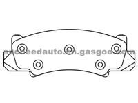 Brake Pad For Ford D36