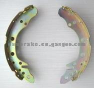 Cast Iron Brake Shoes None-Asbestos Material For VW CHERY