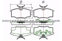 Brake Pad For Ford D1173-8284