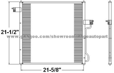 Auto A/C Condenser 1L2Z19712AA FORD