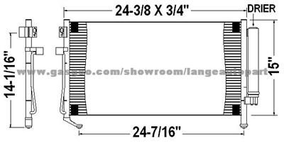 Auto A/C Condenser 73210-SA031 SUBARU