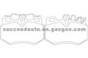 Brake Pad For Ford GDB808
