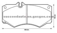 Brake Pad For Ford FVC239A