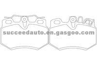 Brake Pad For Ford 170.12