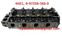 Cylinder Head For Isuzu 4HE1, OEM: 8-97358-366-0