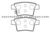 Brake Pad For Ford D1071-7976