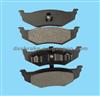 China Brake Pads Factorywholesale High Performance Semi-Metallic Ceramic Brake Pad D641 For Chrysler Dodge Plymouth