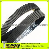 V-Ribbed Belts Serpentine Belt For Chevrolet Blazer S10 Jeep Cherokee 12636139 6PK2415