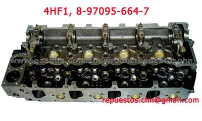 Cylinder Head For Isuzu NPR, Engine: 4HF1, OEM: 8-97095-664-7