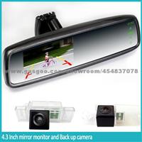 Newest Design Car Interior Mirror With Parking Reverse Camera And Bluetooth