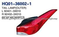HYUNDAI Elentra 2011 Tail Lamp 92401-3X000 92402-3X000