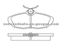 Brake Pad For Ford D708