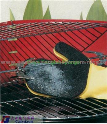 Waxing Sponge Gloves/Cleaning Sponge Gloves/Fancy Latex Gloves/Latex Free Household Gloves