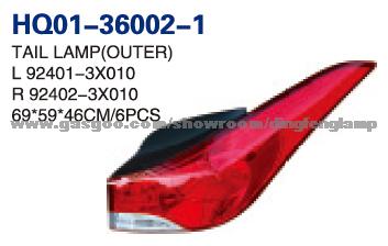 HYUNDAI Elentra 2011 Tail Lamp 92401-3X000 92402-3X000