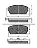 Brake Pad For Ford D9017