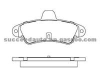 Brake Pad For Ford D661