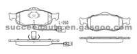 Brake Pad For Ford 180917