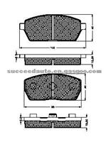 Brake Pad For Ford D9017