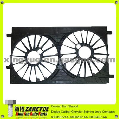 Cooling Fan Shroud For Dodge Caliber Avenger Chrysler Sebring Jeep Compass Patriot 68031872AA 68002661AA 68004051AA