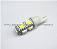 T10 LED 5050 9SMD Hyper White W5w 194 168 Wedge Bulbs