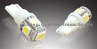 T10 LED 5050 5SMD Hyper White W5w 194 168 Wedge Bulbs