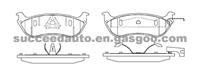 Brake Pad For Ford D690