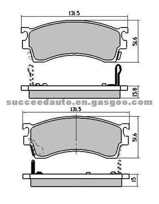 Brake Pad For Ford D583