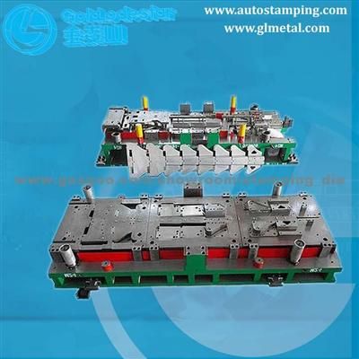 Stamping Progressive Die With Strip Layout