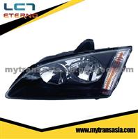 HEAD LAMPS HEADLIGHTS L:8M51-13W030 R:8M51-13W029 5LINES (BLACK) FOR FORD FOCUS 2009