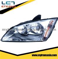 CAR HEAD LAMPS HEADLIGHTS L:8M51-13W030 R:8M51-13W029 5LINES (BLACK) FOR FORD FOCUS 2009 AUTO