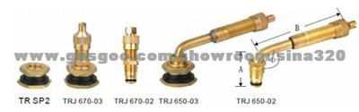 Large Bore Tubeless Tire Valves TRJ650 And TRJ670 Series For Vehicles