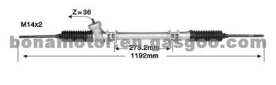 VOLVO 1229324-7 Steering Gear