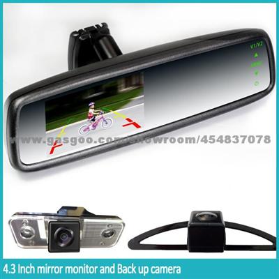 Unprecedented Car Rearview Mirror With Parking Sensor, Temperature And Compass