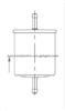 FUEL FILTER FOR GENERAL MOTORS 25176295