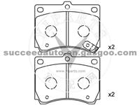 Brake Pad For Ford 21539/21541