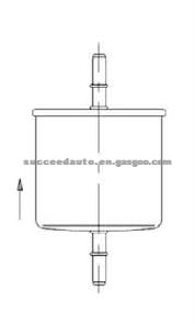 FUEL FILTER FOR GENERAL MOTORS 26066302