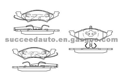 Brake Pad For Ford D257