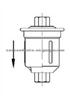 FUEL FILTER FOR TOYOTA 23030-62010