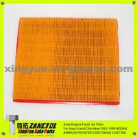 53007386AB 53007386 Auto Front Air Filter For Jeep Grand Cherokee Nissan Pathfinder