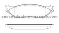 Brake Pad For Ford MDB2139