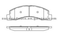 Brake Pad For Ford D756-7625