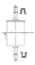 FUEL FILTER FOR GENERAL MOTORS 2512488