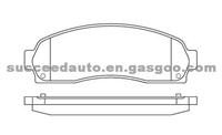 Brake Pad For Ford GDB1200