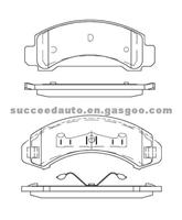 Brake Pad For Ford D607