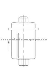 FUEL FILTER FOR GENERAL MOTORS 25055858