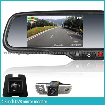 New Arrival Car Rearview Mirror With 140 Degree Monitor Screen, Car Butterfly Camera For All Car Model
