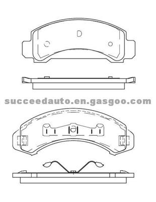 Brake Pad For Ford D654-7534A