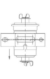 FUEL FILTER FOR GENERAL MOTORS 25175572