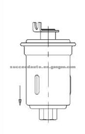 FUEL FILTER FOR GENERAL MOTORS 25121595