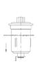 FUEL FILTER FOR TOYOTA 23300-39045
